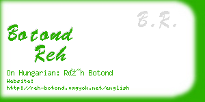 botond reh business card